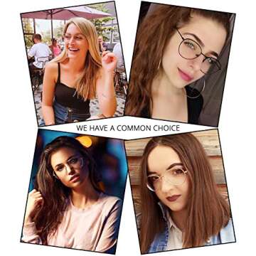 Blue Light Blocking Aviator Glasses for Men and Women – Lightweight & Stylish Computer Eyewear