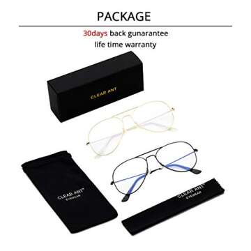 Stylish Blue Light Blocking Aviator Glasses for All