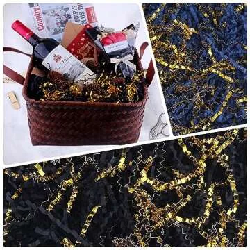 Eco-Friendly Crinkle Cut Paper Shred Filler for Gifts