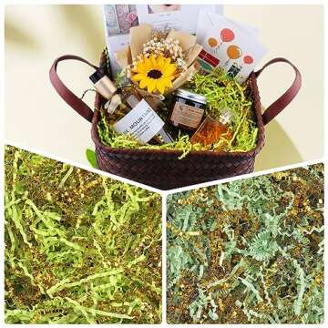 Eco-Friendly Crinkle Cut Paper Shred Filler for Gifts
