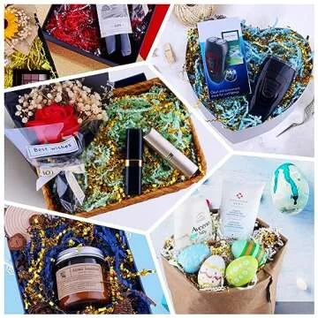 Eco-Friendly Crinkle Cut Paper Shred Filler for Gifts