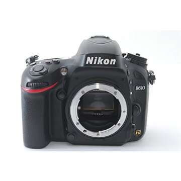 Nikon D610 24.3 MP CMOS FX-Format Digital SLR Camera
