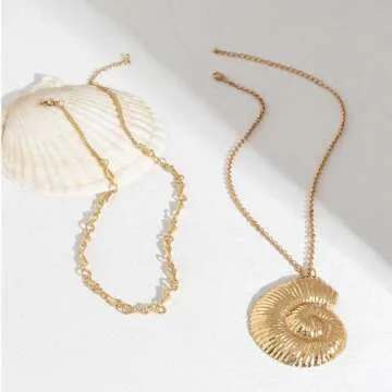 YANCHUN Shell Necklace - Summer Beachy Trendy Jewelry