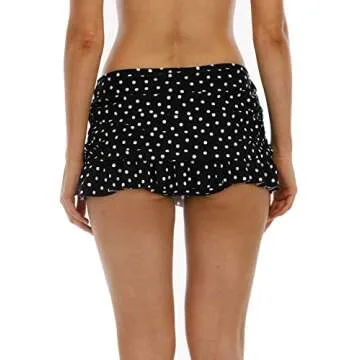Halcurt Women's Ruffle Swim Skirts for Summer Fun