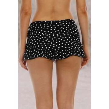 Halcurt Women's Ruffle Swim Skirts for Summer Fun