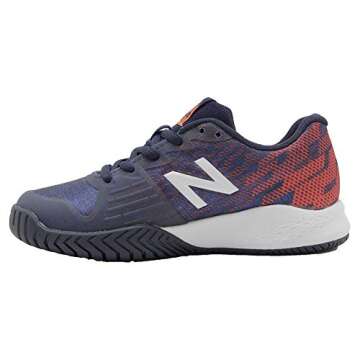 New Balance 996 V3 Tennis Shoe, Pigment/Multi, 12 US Unisex Little Kid