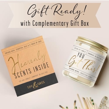 You Got This Gift for Women; Inspirational Soy Candle for Home