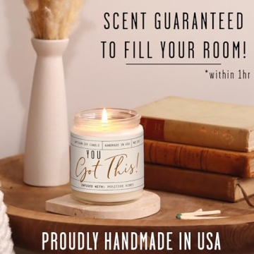 You Got This Gift for Women; Inspirational Soy Candle for Home
