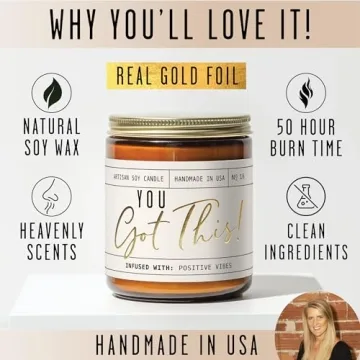 You Got This Gift for Women; Inspirational Soy Candle for Home