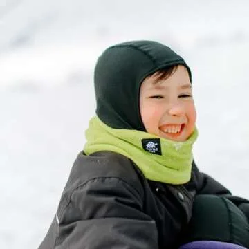 Turtle Fur Kids Shellaclava Chelonia 150 Fleece Neck Warmer Helmet Liner Winter Balaclava Hood, Ages 3-6, Ballerina