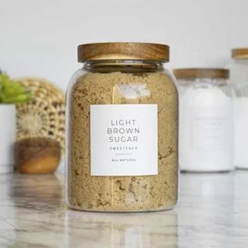 Stylish Waterproof Pantry Labels for Organization