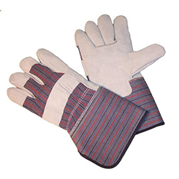 Premium Suede Leather Work Gloves with Long Cuff
