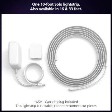Philips Hue 10 Ft Smart LED Lightstrip Kit with App Control