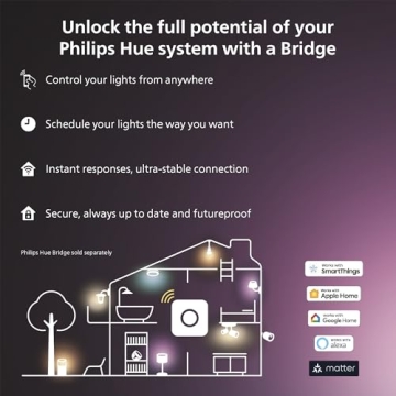Philips Hue 10 Ft Smart LED Lightstrip Kit with App Control