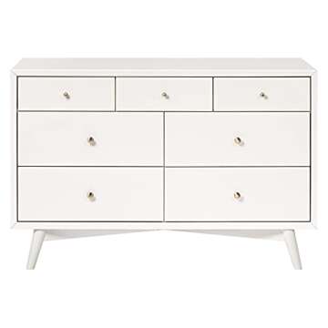 Stylish Babyletto Palma 7-Drawer Dresser for Safeguarded Nursery