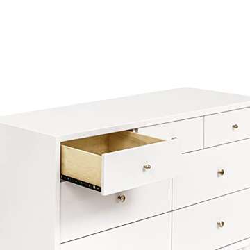 Stylish Babyletto Palma 7-Drawer Dresser for Safeguarded Nursery