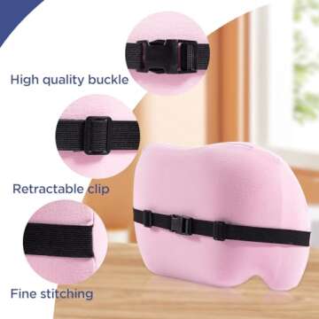 Ergonomic Lumbar Support Pillow for Office & Car