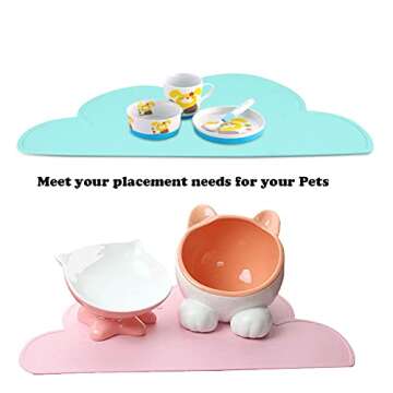Stylish Non-Spill Pet Feeding Mat for Easy Cleanup