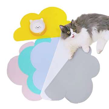 Stylish Non-Spill Pet Feeding Mat for Easy Cleanup