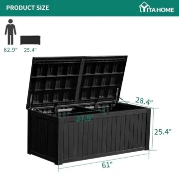 YITAHOME 150 Gallon Outdoor Storage Deck Box