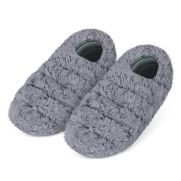 SUZZIPAD Microwavable Heated Slippers - Cozy Relief for Cold Feet