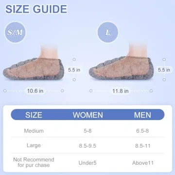 SUZZIPAD Heated Slippers for Winter Warmth and Comfort
