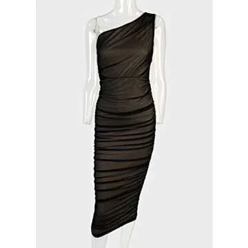 Pofash Bodycon Evening Dress for Modern Women