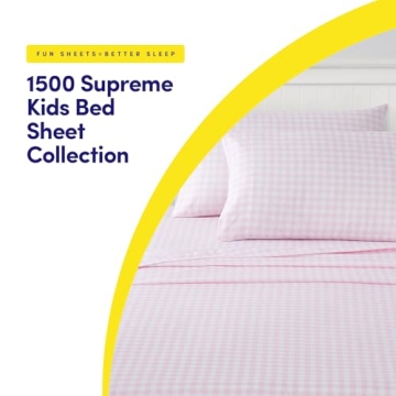 1500 Supreme Kids Bed Sheet Collection for Cozy Bedrooms