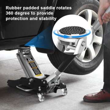 Torin Low Profile Hydraulic Racing Floor Jack 1.5 Ton