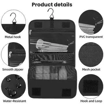 BAGAIL 10 Set Packing Cubes Various Sizes Packing Organizer for Travel Accessories Luggage Carry On Suitcase-Black
