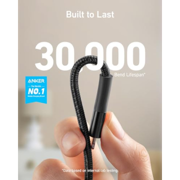 Durable Anker PowerLine+ II Lightning Cable 10 ft