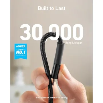Durable Anker PowerLine+ II Lightning Cable 10 ft