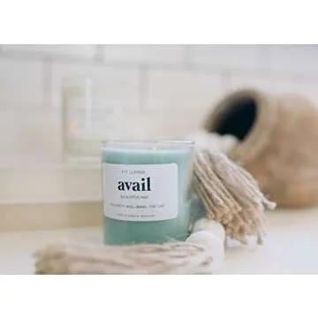 My Lumina Avail MONEY DRAWING SOY CANDLE WAX -Prosperity Spell/Chakra/Abundance/Cash/Luck/Healing/Good Energy/Spiritual/Sage/Smudge/Smudging/Cleansing Kit/Green/Eucalyptus/Natural Scented Aromatherapy