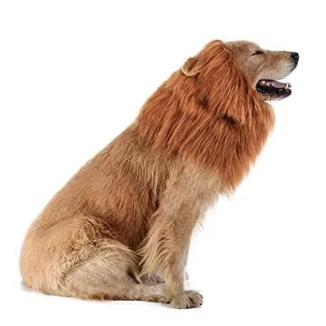 Tomsenn Realistic Lion Mane for Dogs - Fun Costume