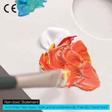 MEEDEN 2 X Disposable Palette Paper Pad 9x12 Inch, 20 Sheets,54 lb, Glue-Bound,Premium Bleed-Proof Paint Palette with Thumb Hole for Acrylic,Oil Painting