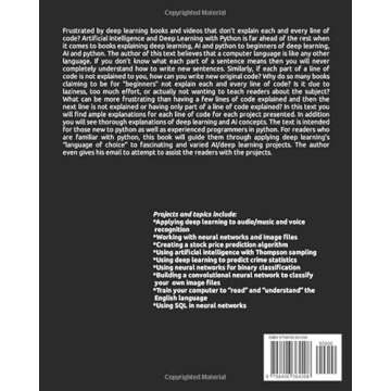 Artificial Intelligence and Deep Learning with Python: Every Line of Code Explained For Readers New ...