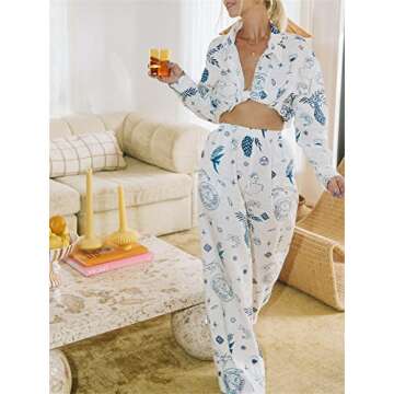 Mylleure Y2K Casual Printed 2 Piece Pants Set Online