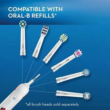 Oral-B Kids Electric Toothbrush Featuring Disney's Minnie Mouse, Rechargeable Toothbrush with (2) Brush Heads, for Kids 6+