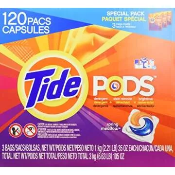 Tide Pods Spring Meadow - 132 Count for Easy Laundry