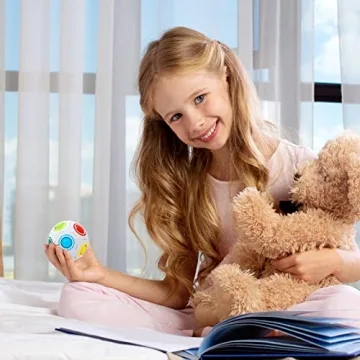 Vdealen Magic Rainbow Puzzle Ball Fidget Toy for Everyone