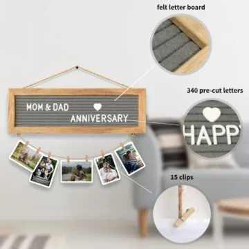 CJIAWYS Rustic DIY Picture Frames Wall Decor Set