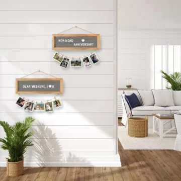 CJIAWYS Rustic DIY Picture Frames Wall Decor Set