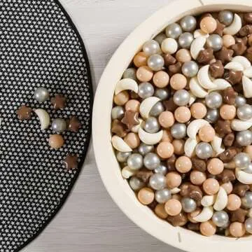 GOGOSO Ball Pit Balls Stars Moon Shapes for Kids Fun