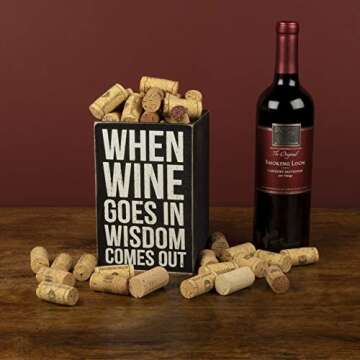 Whimsical Wooden Wine Holder for Avid Wine Drinkers