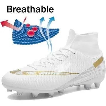 Aiqzsh Kids Soccer Cleats for Boys & Girls Shoes