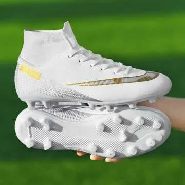 Aiqzsh Kids Soccer Cleats for Boys & Girls Shoes