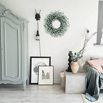 Egolot Boxwood Wreath - 24 Inch Everyday Decor