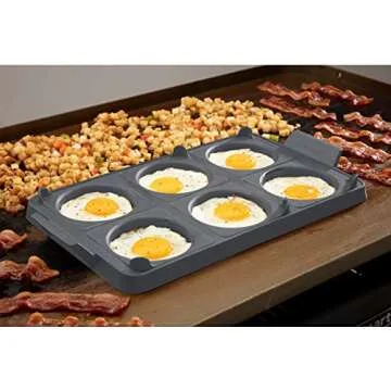 Cuisinart CGR-600 7-Piece Griddle Egg Ring Tray
