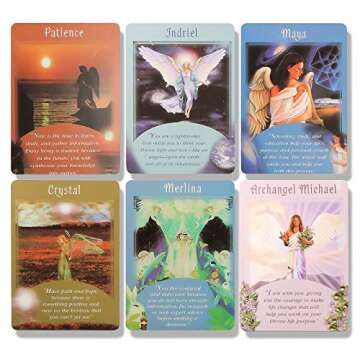 Oeedsns Message Oracle Cards, Love Oracle Cards Decks Angel Messages Oracle Cards -Messages from Your Angels Goddess Guidance Oracle Cards by Doreen Virtue (Message Oracle Cards)