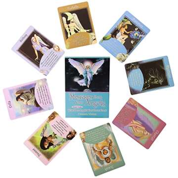 Oeedsns Message Oracle Cards, Love Oracle Cards Decks Angel Messages Oracle Cards -Messages from Your Angels Goddess Guidance Oracle Cards by Doreen Virtue (Message Oracle Cards)